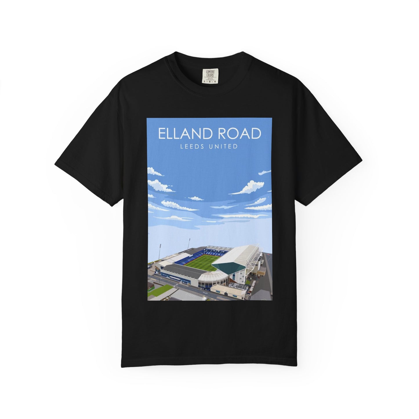 LUFC News Graphic Tee | Garment-Dyed Unisex T-Shirt