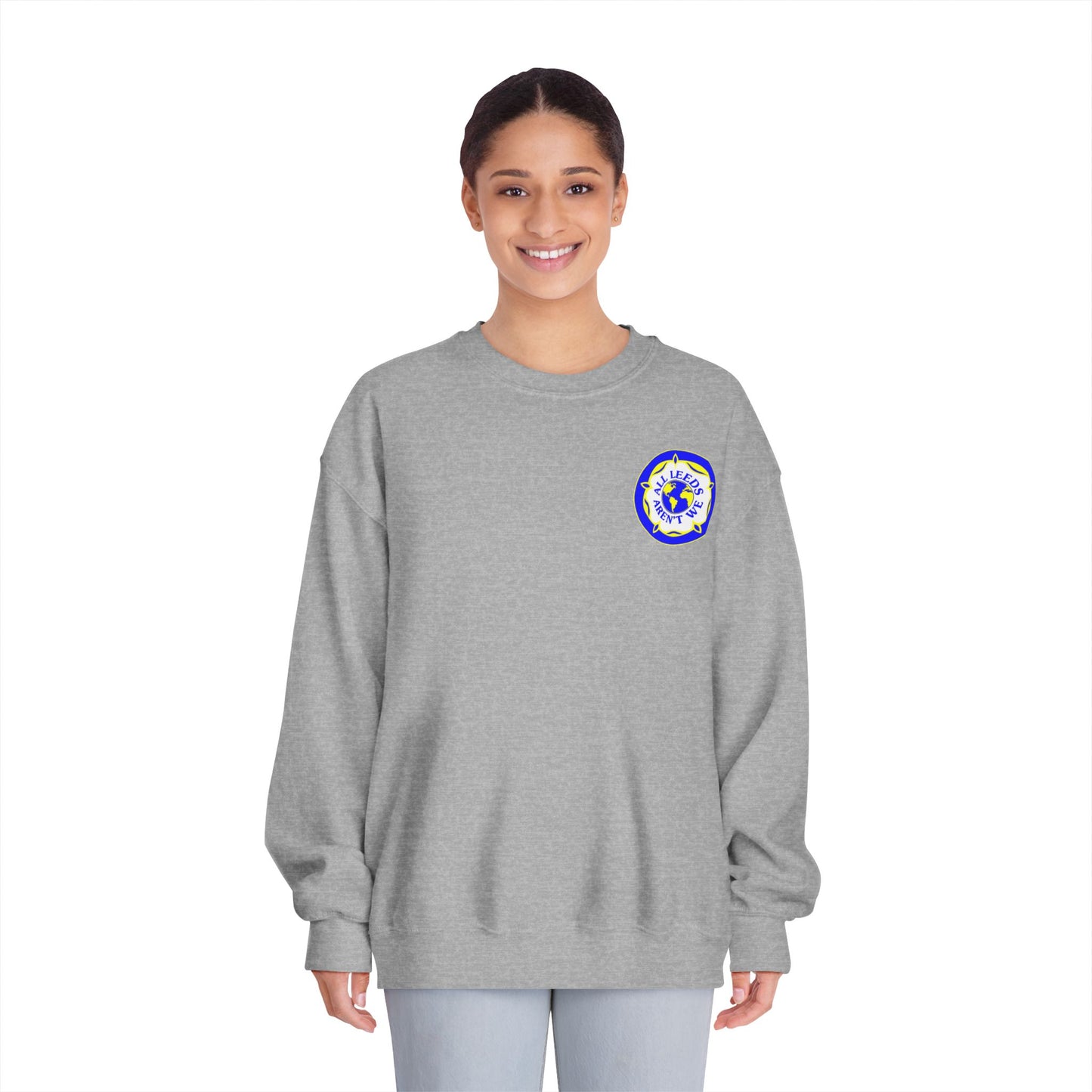 LUFC “All Leeds Aren’t We” Crewneck DryBlend® Unisex Sweatshirt