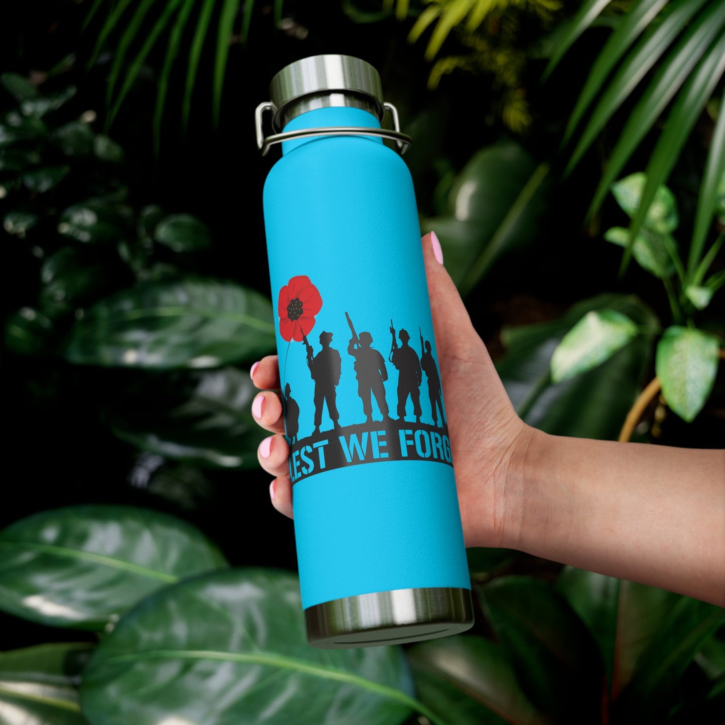 LUFC “Lest We Forget” Copper Vacuum Insulated Bottle: Leeds United Remembrance Edition