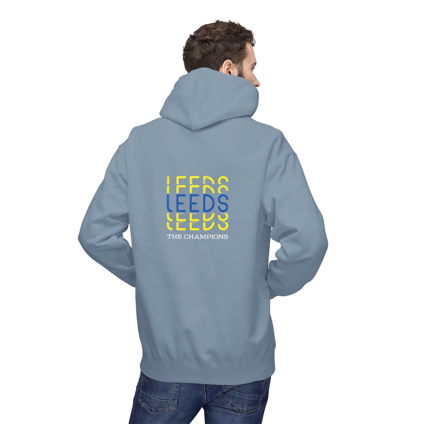 LUFC Softstyle Fleece Hoodie Midweight Unisex