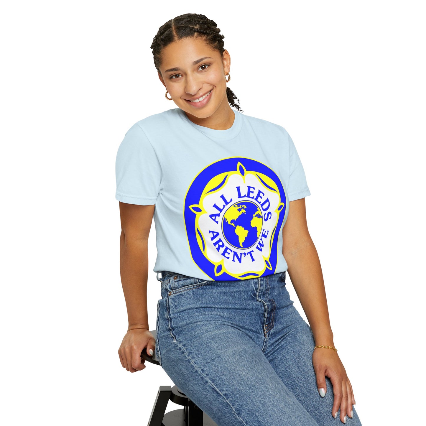 LUFC “All Leeds Aren’t We” Globe Tee: Unisex Supporters Edition