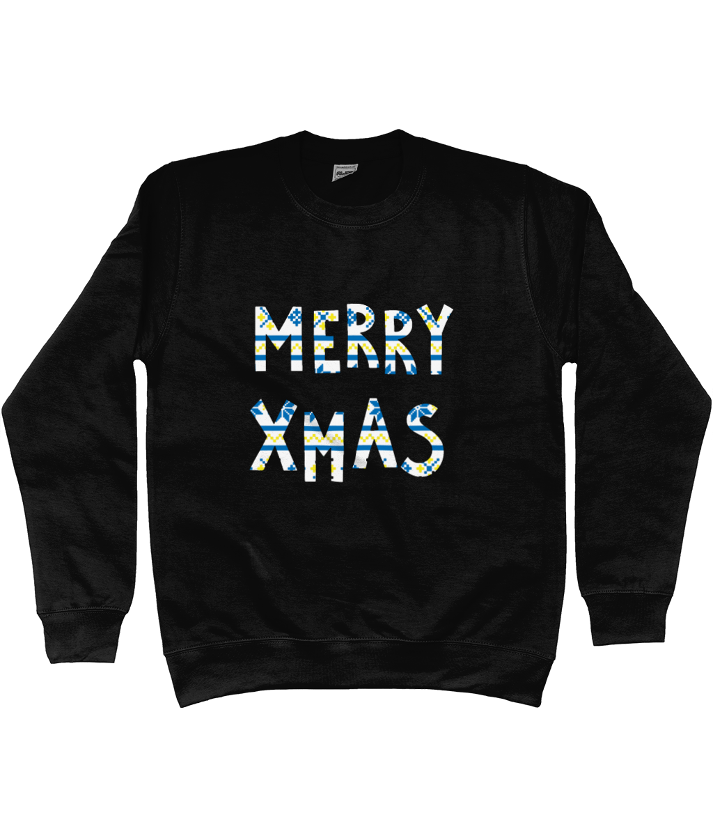 LUFC Merry Xmas Yellow Blue Men