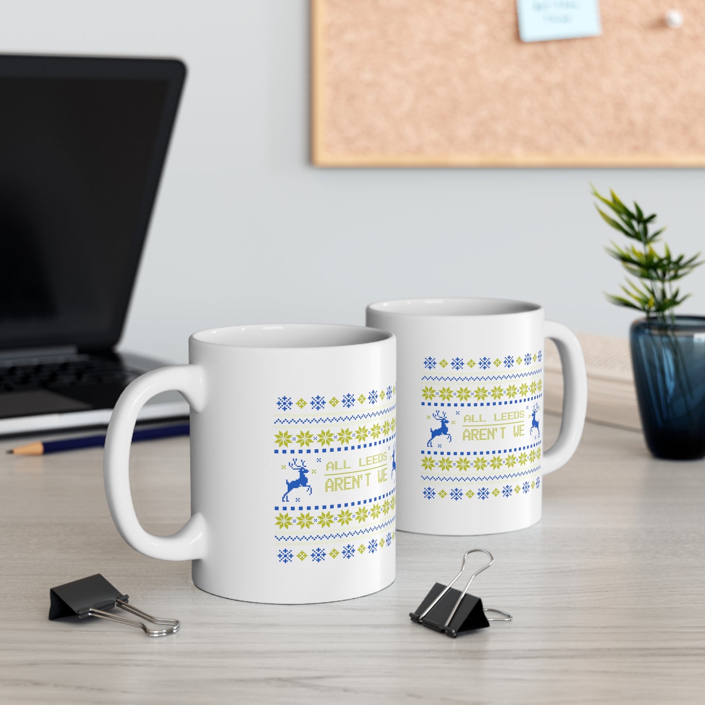 All Leeds Aren't We Yellow and Blue Mug