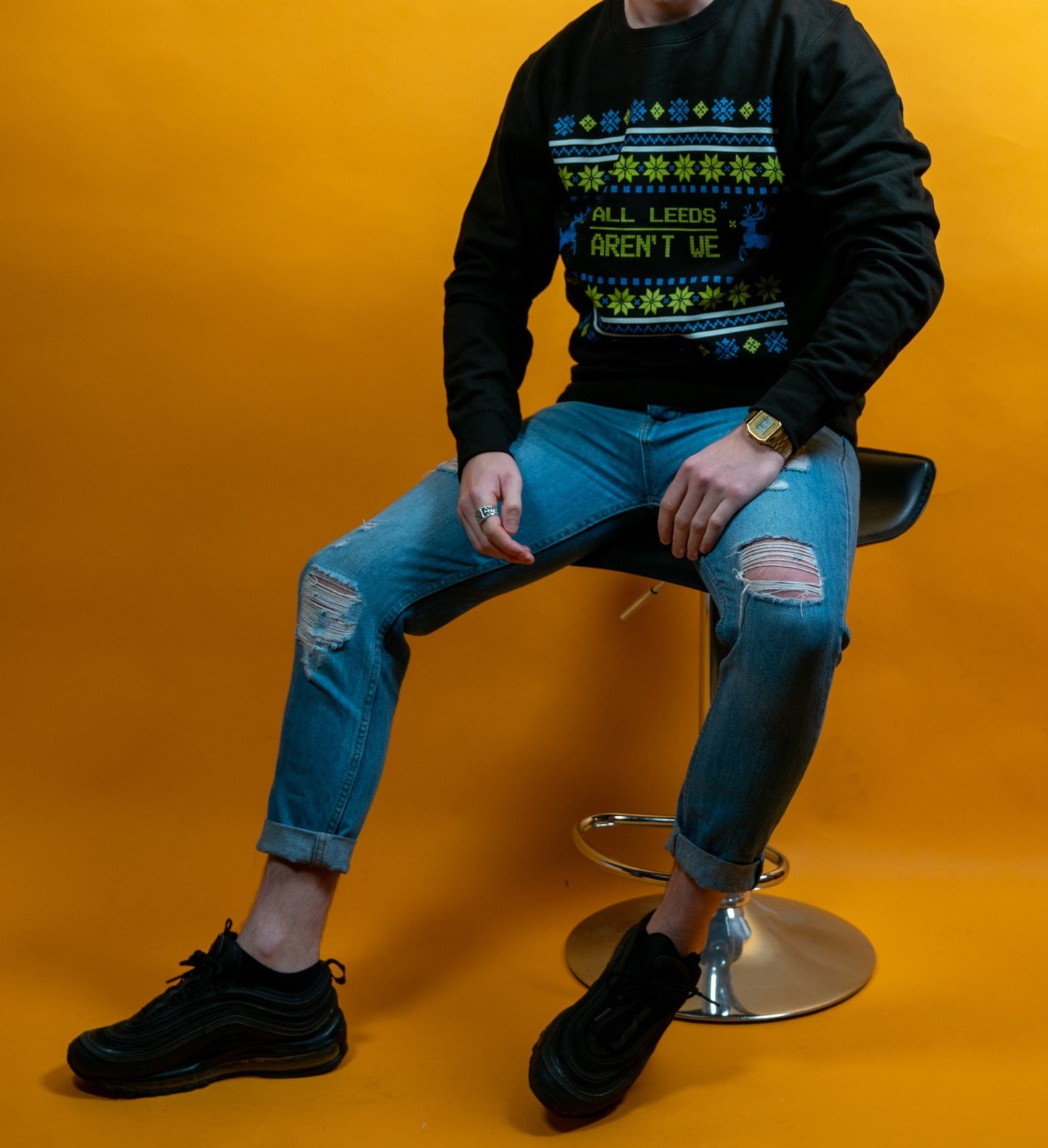 Christmas Jumper - All Leeds Aren't We Yellow & Blue - (Unisex) - LUFCNews