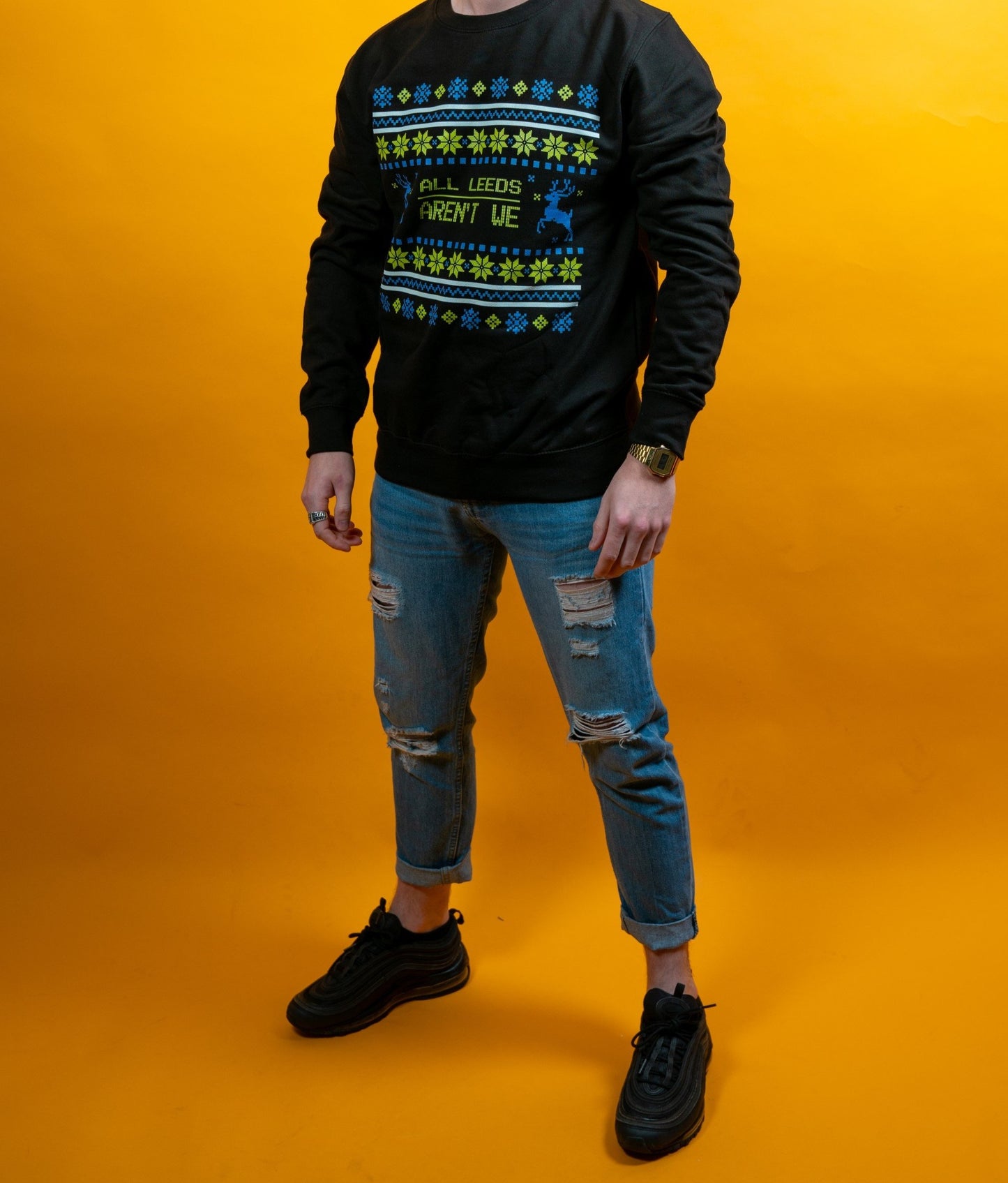 Christmas jumper LUFC Leeds