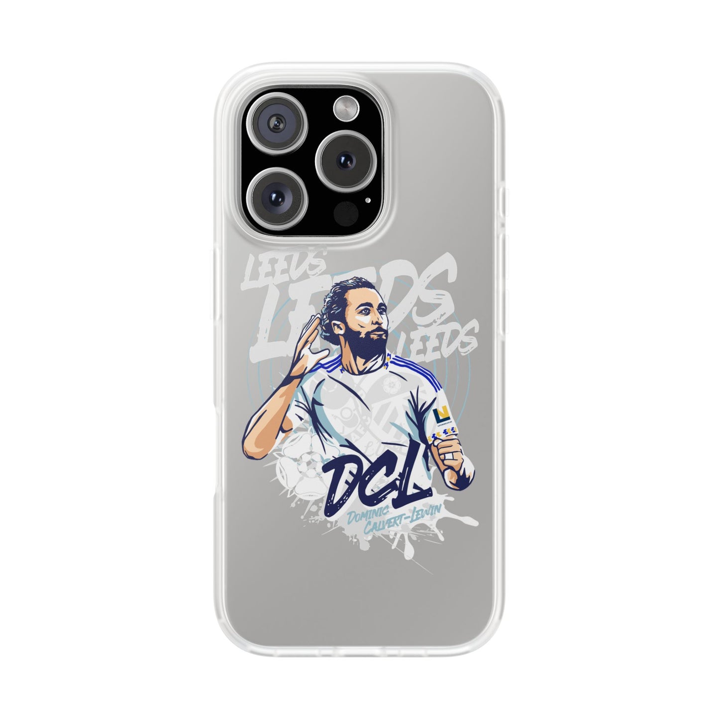 LUFC News “LEEDS: Dominic  Calvert-Lewin” Flexi Case - Lufcnews.co.uk