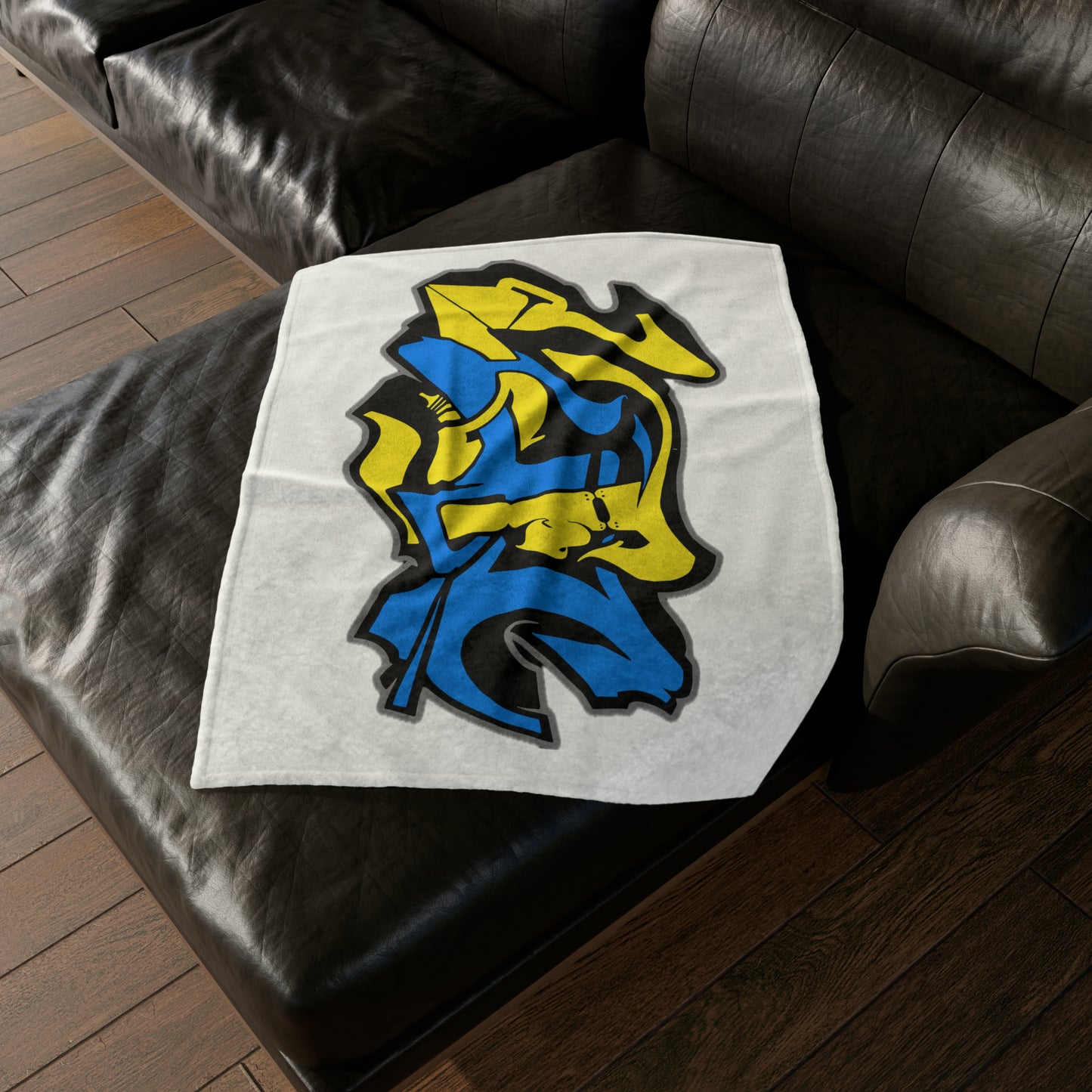 LUFC Grafiti Blanket