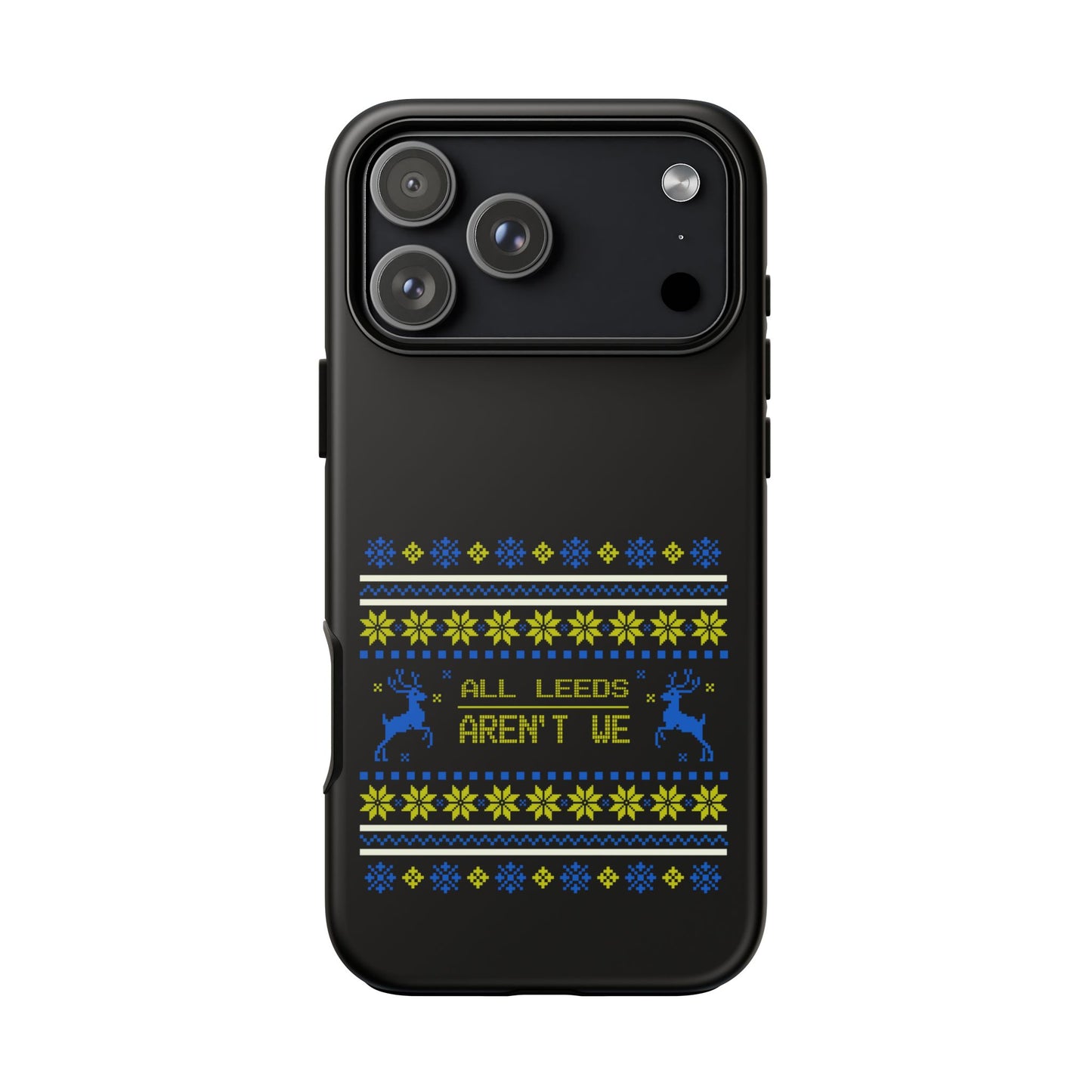 LUFC 'All Leeds Aren't We' Phone  Case: Christmas Edition