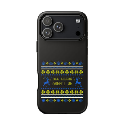 LUFC 'All Leeds Aren't We' Phone  Case: Christmas Edition