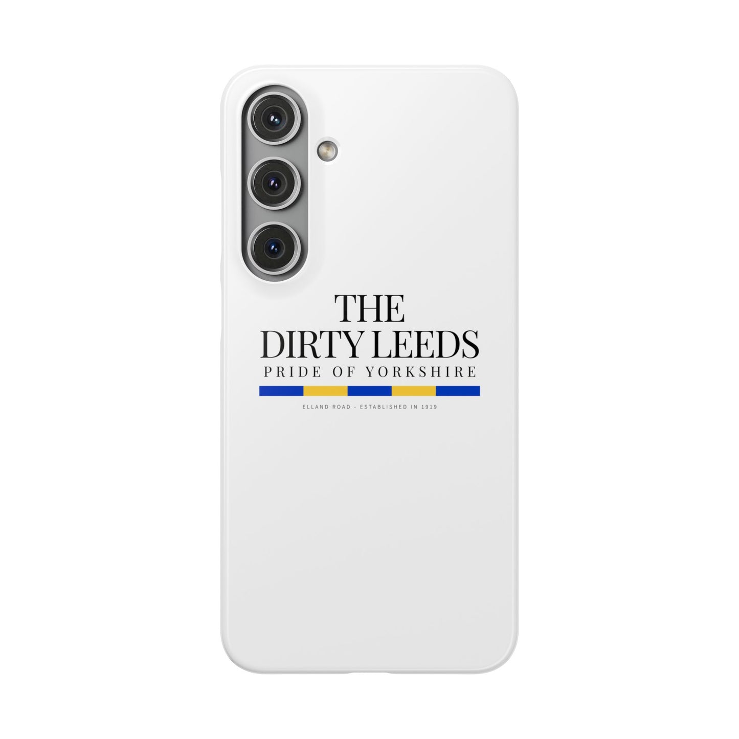 LUFC “The Dirty Leeds: Pride of  Yorkshire” Snap Case