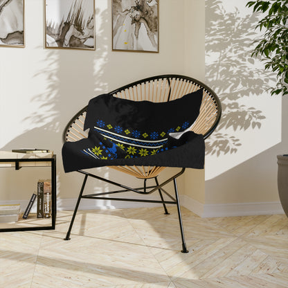 LUFC Christmas Velveteen Sports Blanket “ALL LEEDS AREN’T WE” Christmas Edition