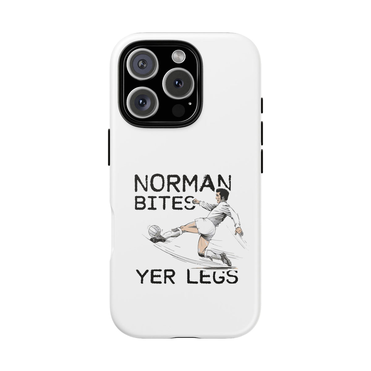 Leeds United NORMAN BITES 'YER LEGS' Phone Case