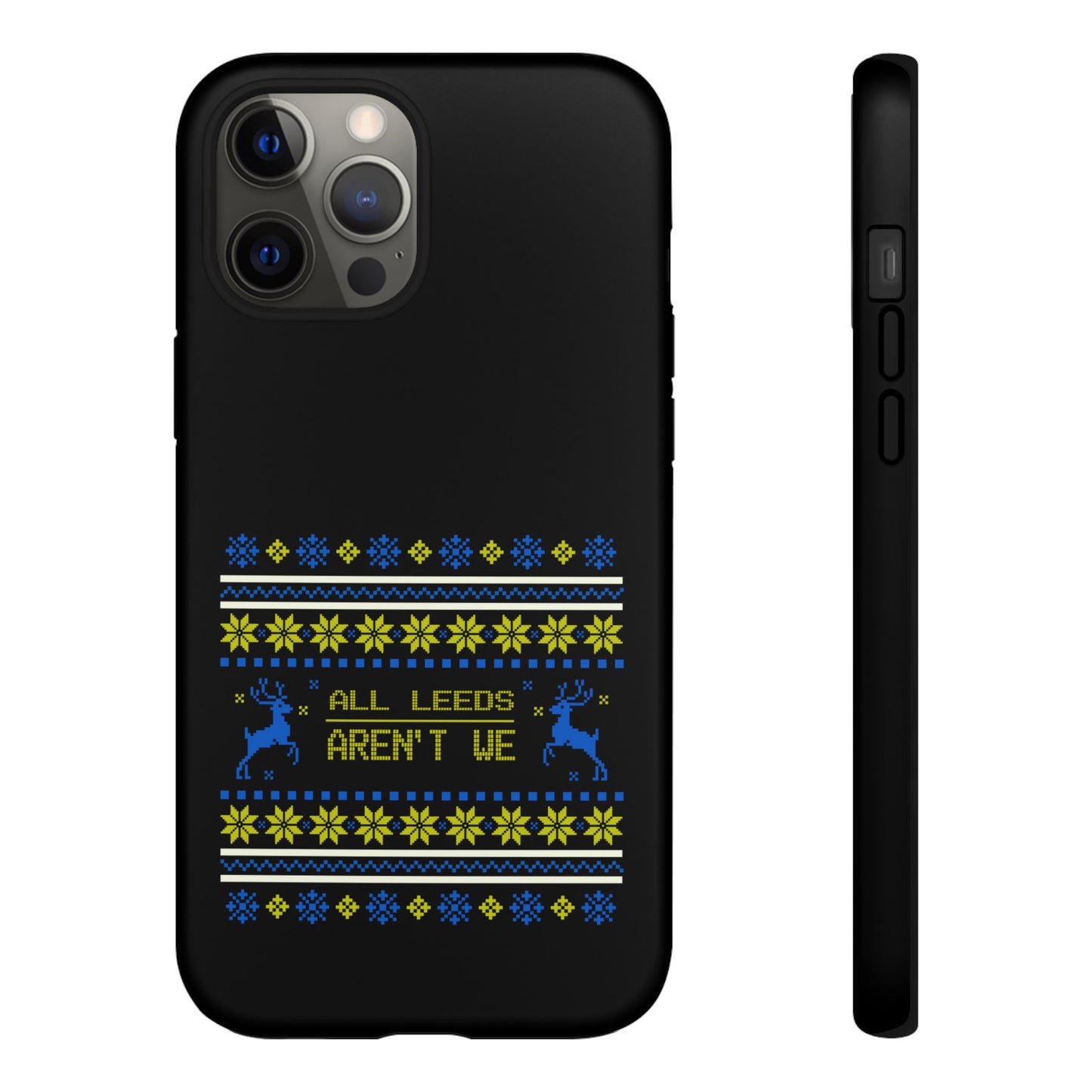 LUFC 'All Leeds Aren't We' Phone  Case: Christmas Edition