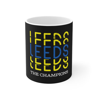 Leeds United “The Champions” Accent  Mug