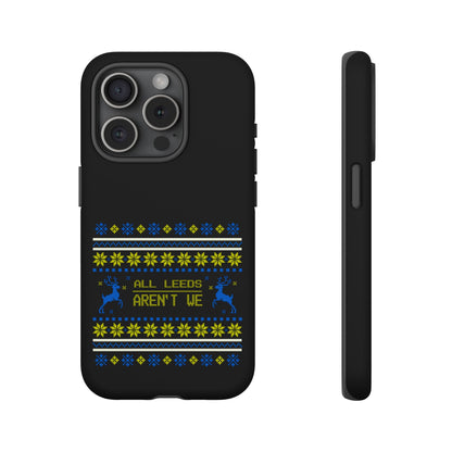 LUFC 'All Leeds Aren't We' Phone  Case: Christmas Edition