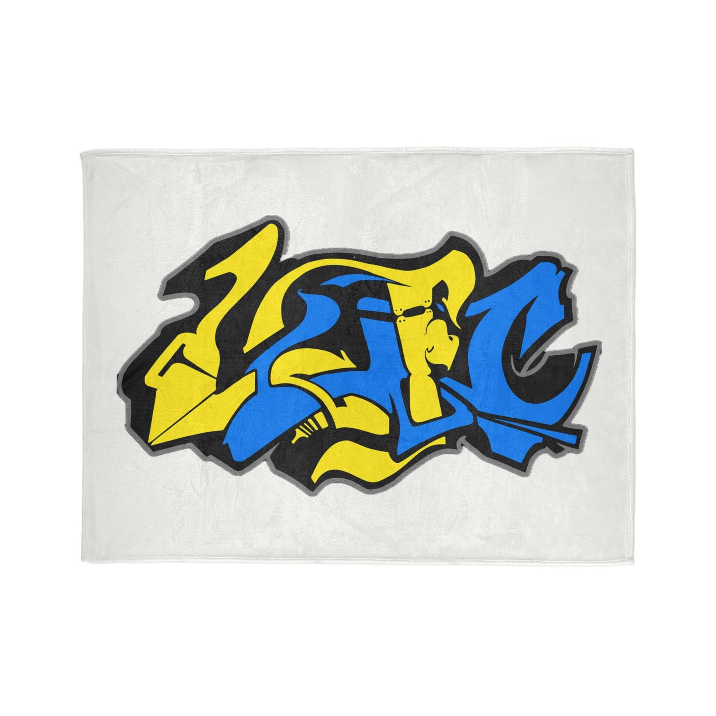 LUFC Graffiti Blanket