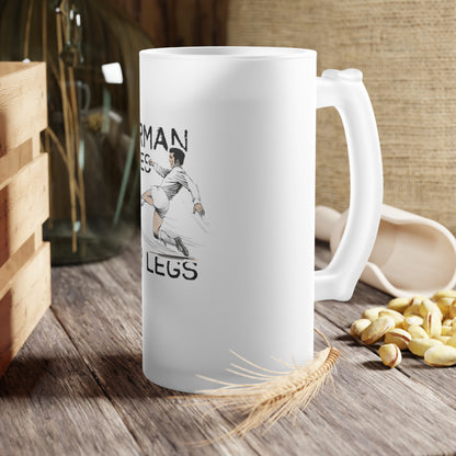 LUFC “Norman Bites Yer Legs” Frosted Beer Mug