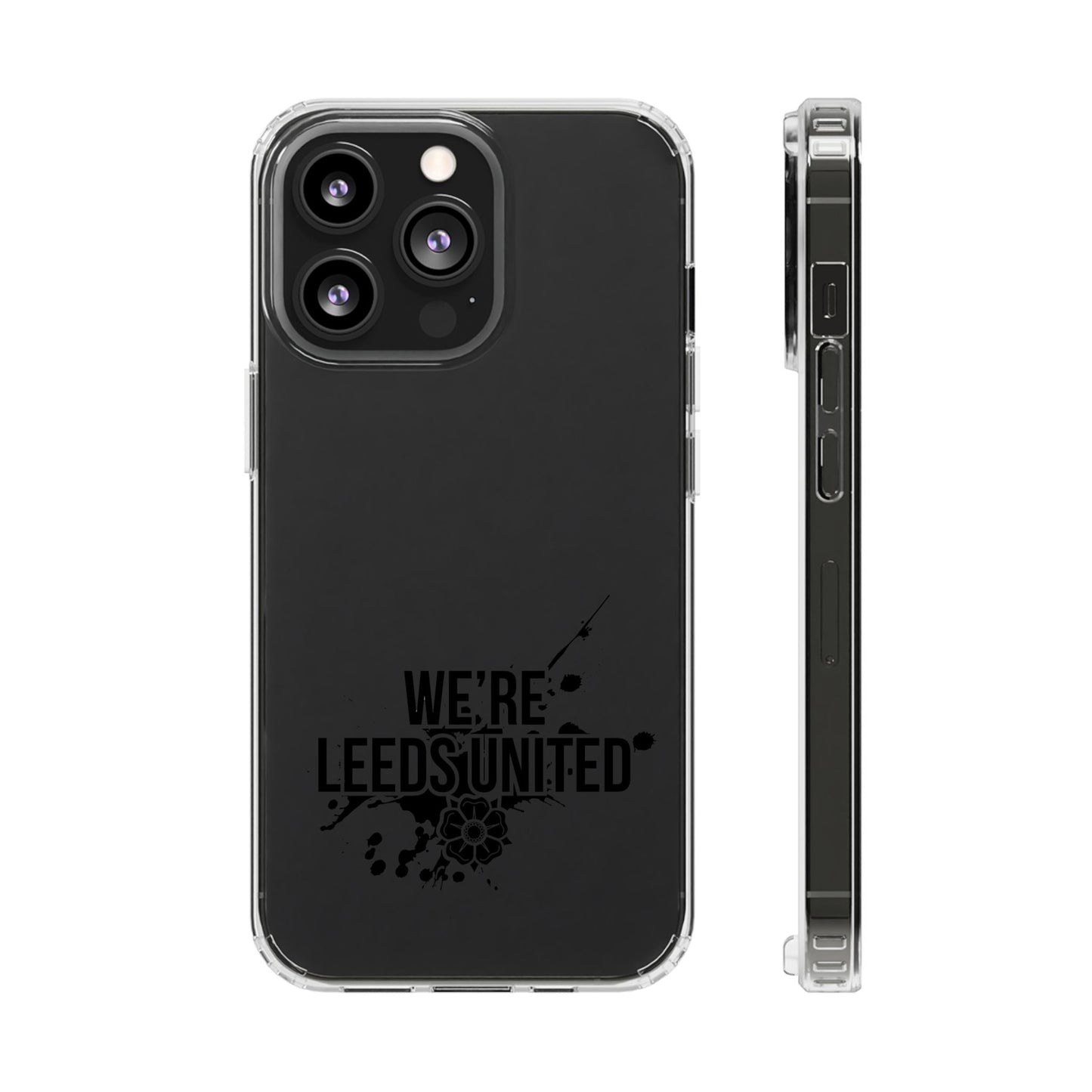 LUFC “We’re Leeds United” Clear  Impact-Resistant Case