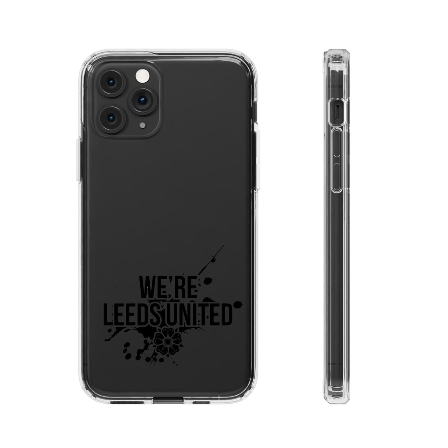 LUFC “We’re Leeds United” Clear  Impact-Resistant Case
