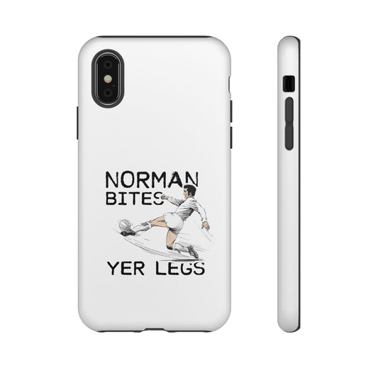 Leeds United NORMAN BITES 'YER  LEGS' Phone Case
