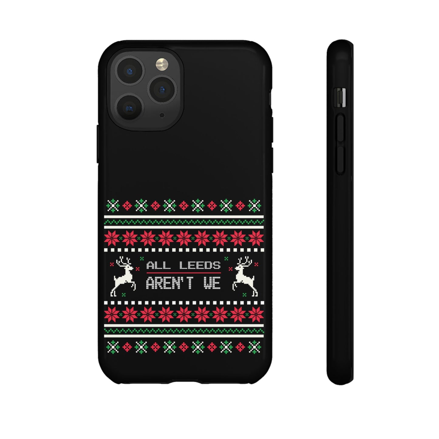 LUFC 'All Leeds Aren't We' Phone  Case: Christmas Edition