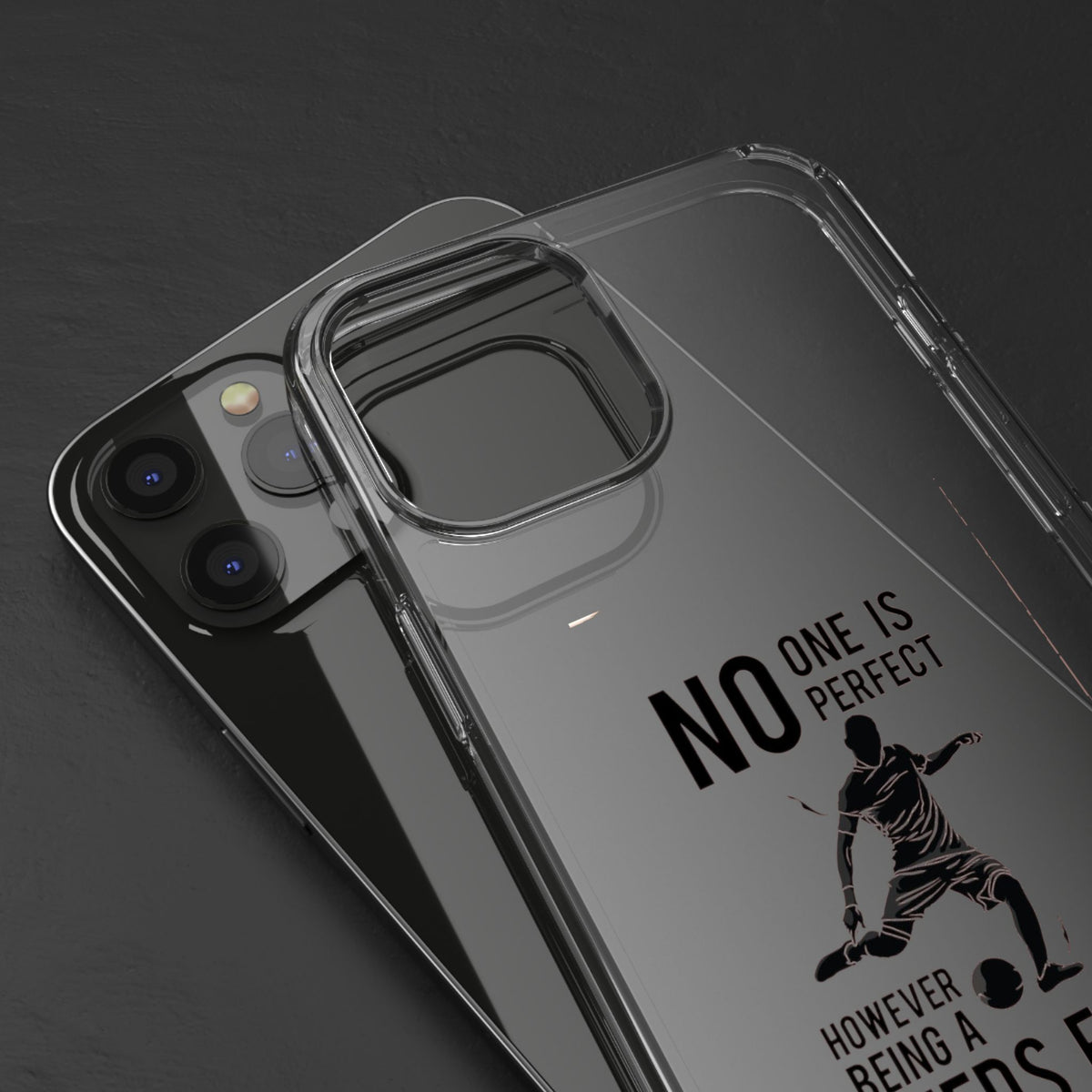Clear Phone Case - No One is Perfect However Being Leeds Fan is Close Enough