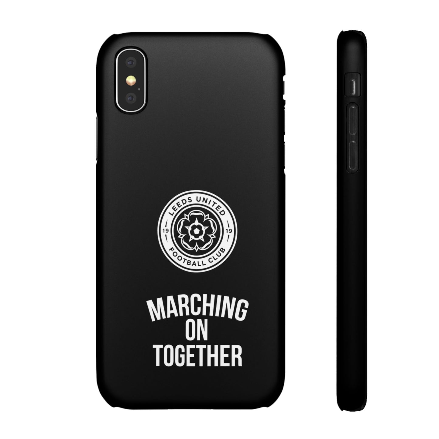 05 Snap Phone Case — "All Leeds Aren't We" Blue & Yellow Emblem