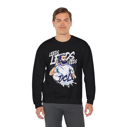 LUFC Heavy Blend™ Unisex Pullover  “LEEDS: Dominic Calvert-Lewin”  Everyday Crewneck - Lufcnews.co.uk