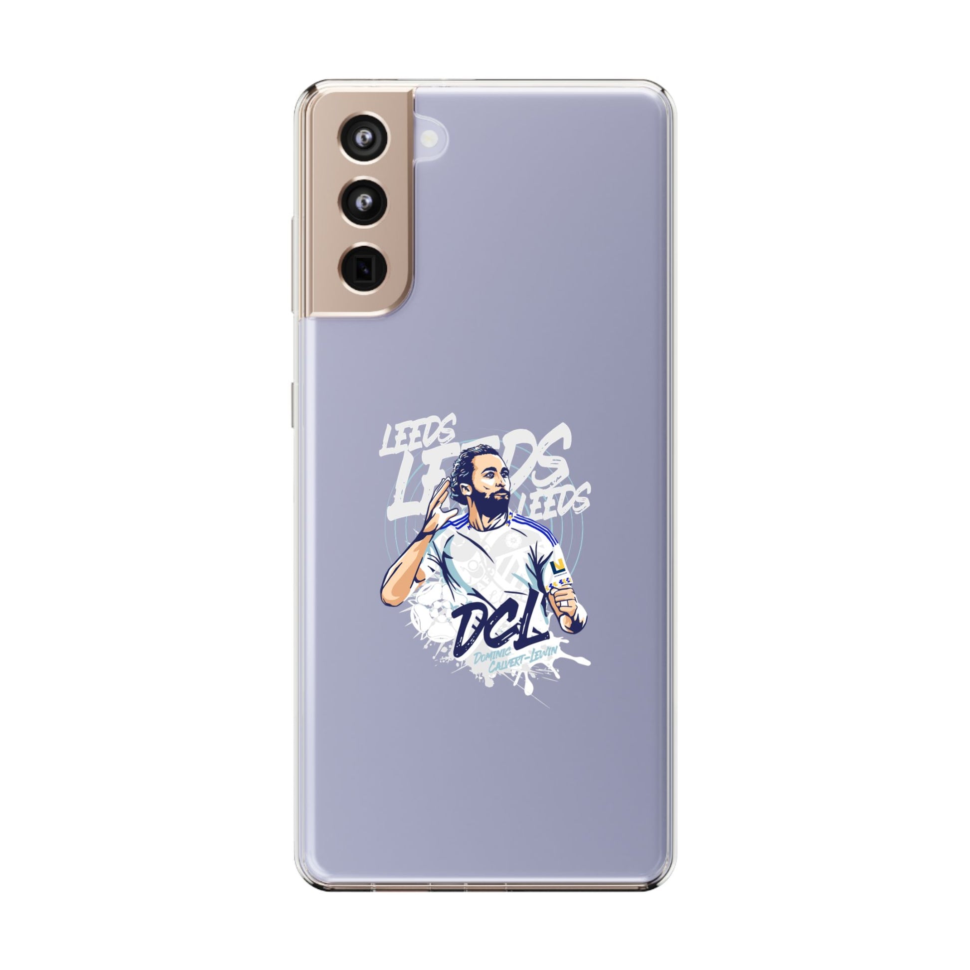 LUFC News “LEEDS: Dominic  Calvert-Lewin” Clear Phone Case - Lufcnews.co.uk