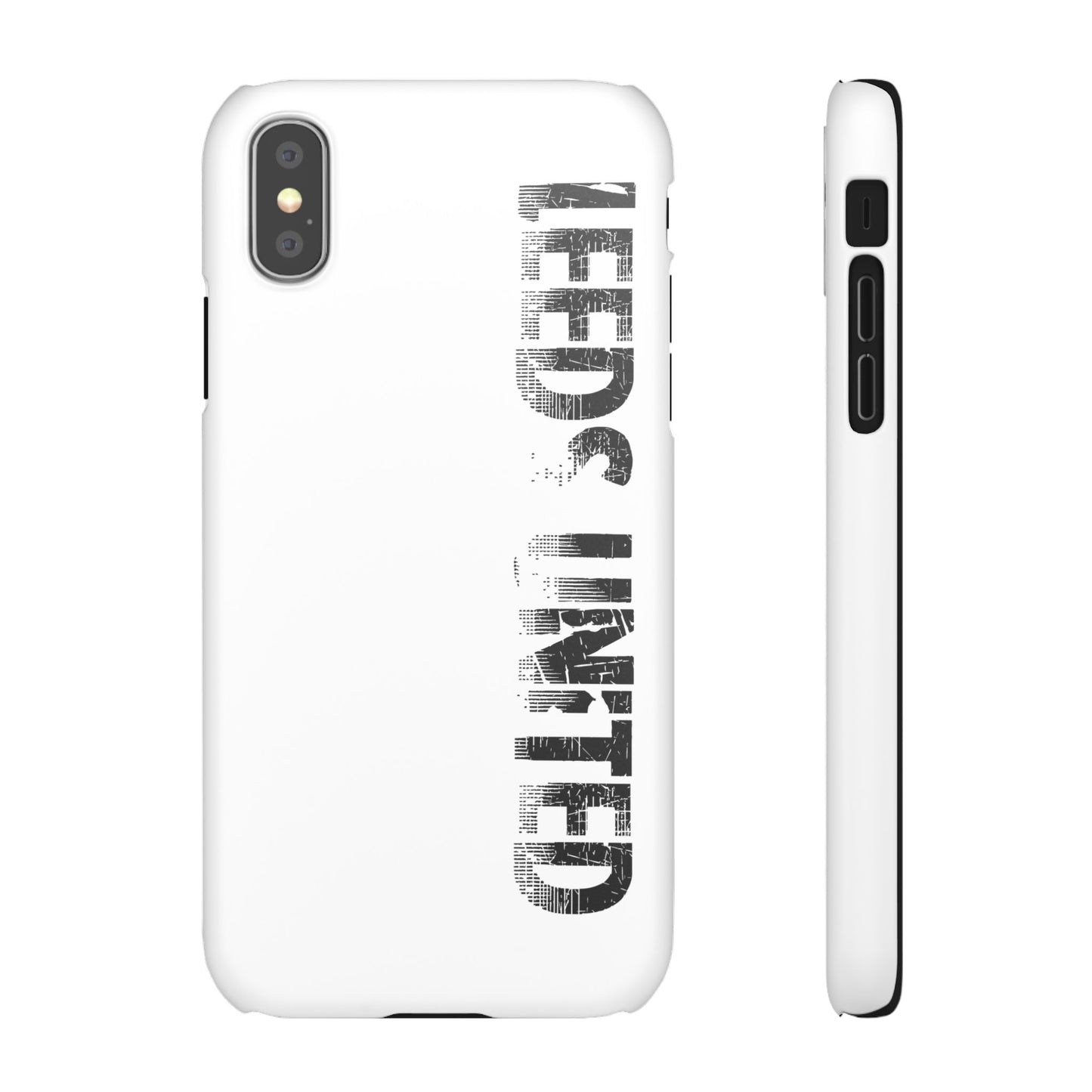 04 Snap Phone Case — "All Leeds Aren't We" Blue & Yellow Emblem