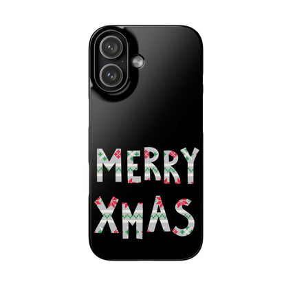 Leeds United "Merry Xmas" Red &  Green Emblem Snap Case: Christmas  Edition