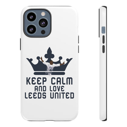 Tøft telefonveske - Keep Calm and Love Leeds United