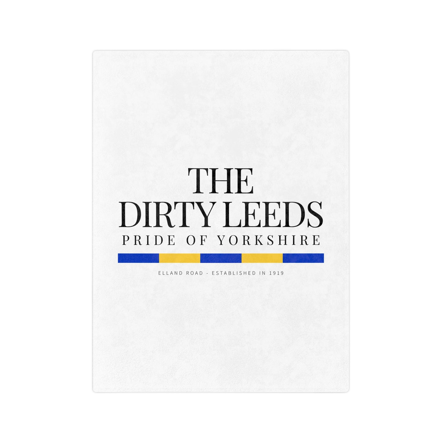 20 LUFC Christmas Velveteen Sports Blanket “ALL LEEDS AREN’T WE” Christmas Edition - Lufcnews.co.uk