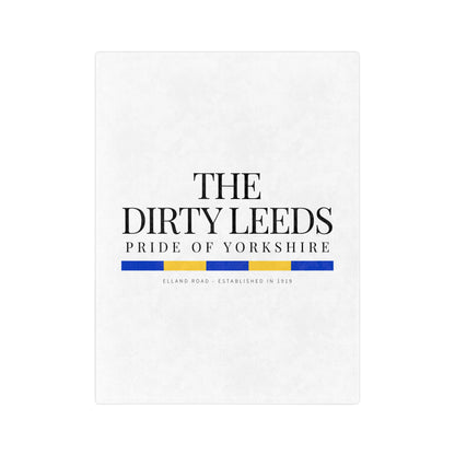 20 LUFC Christmas Velveteen Sports Blanket “ALL LEEDS AREN’T WE” Christmas Edition - Lufcnews.co.uk