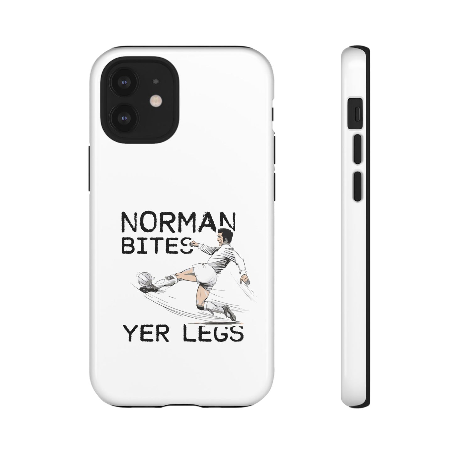 Leeds United NORMAN BITES 'YER  LEGS' Phone Case