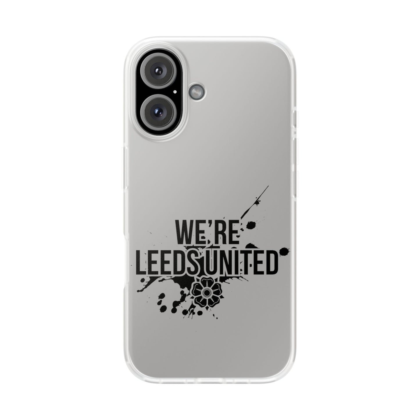LUFC 'We're Leeds United' Retro  Football: Flexi Case