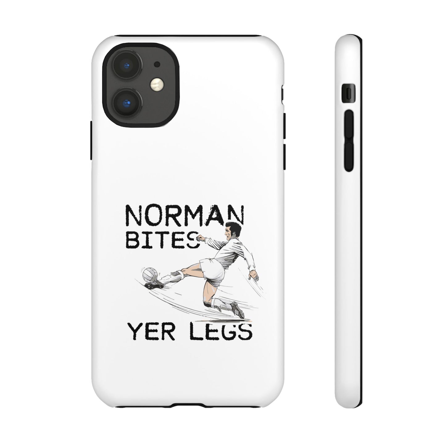 Leeds United NORMAN BITES 'YER  LEGS' Phone Case