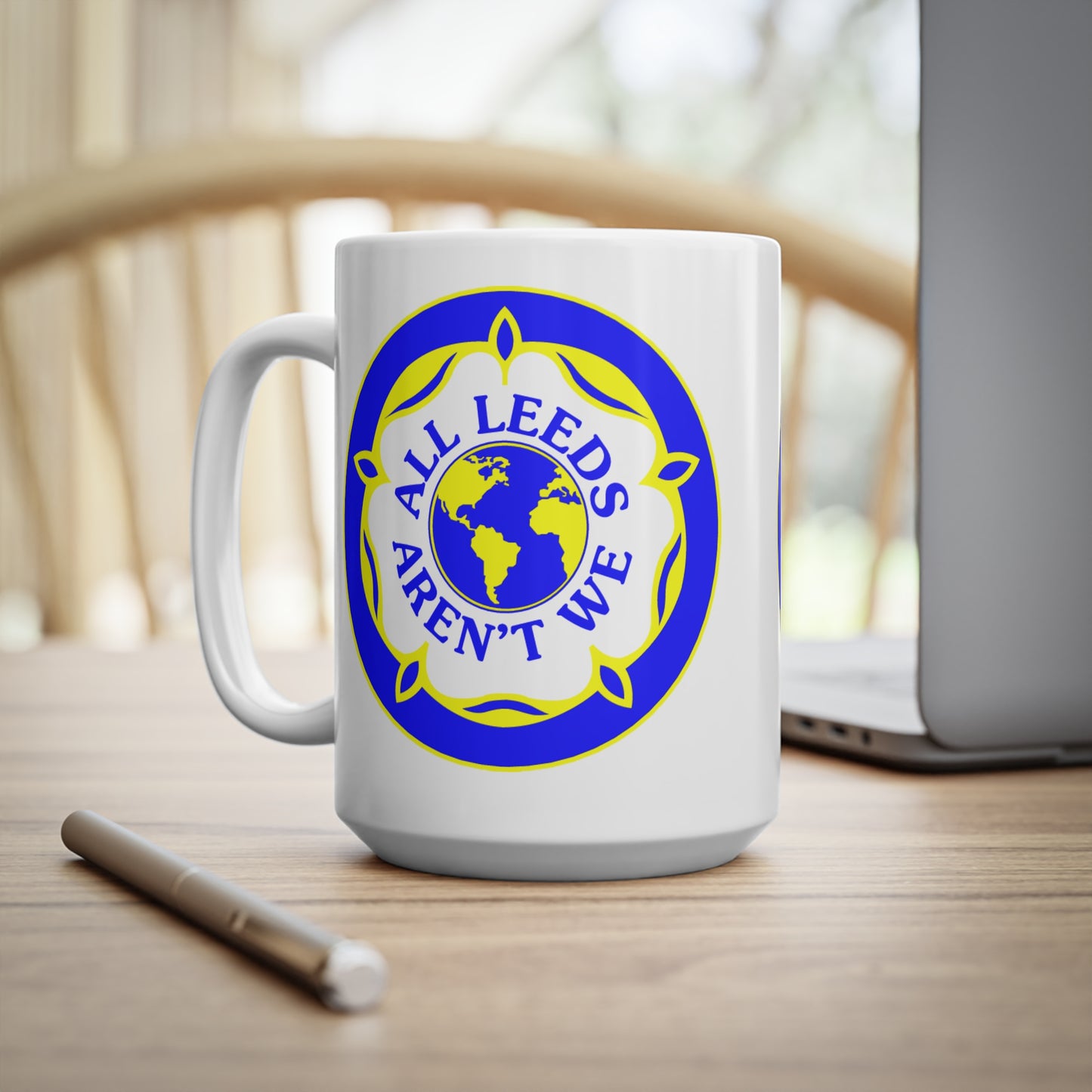 LUFC “All Leeds Aren’t We” Enamel Camping Mug