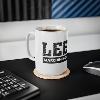 LUFC “Marching On Together” Quote  Mug