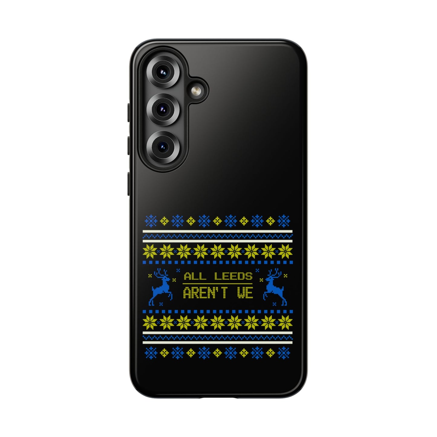 LUFC 'All Leeds Aren't We' Phone  Case: Christmas Edition