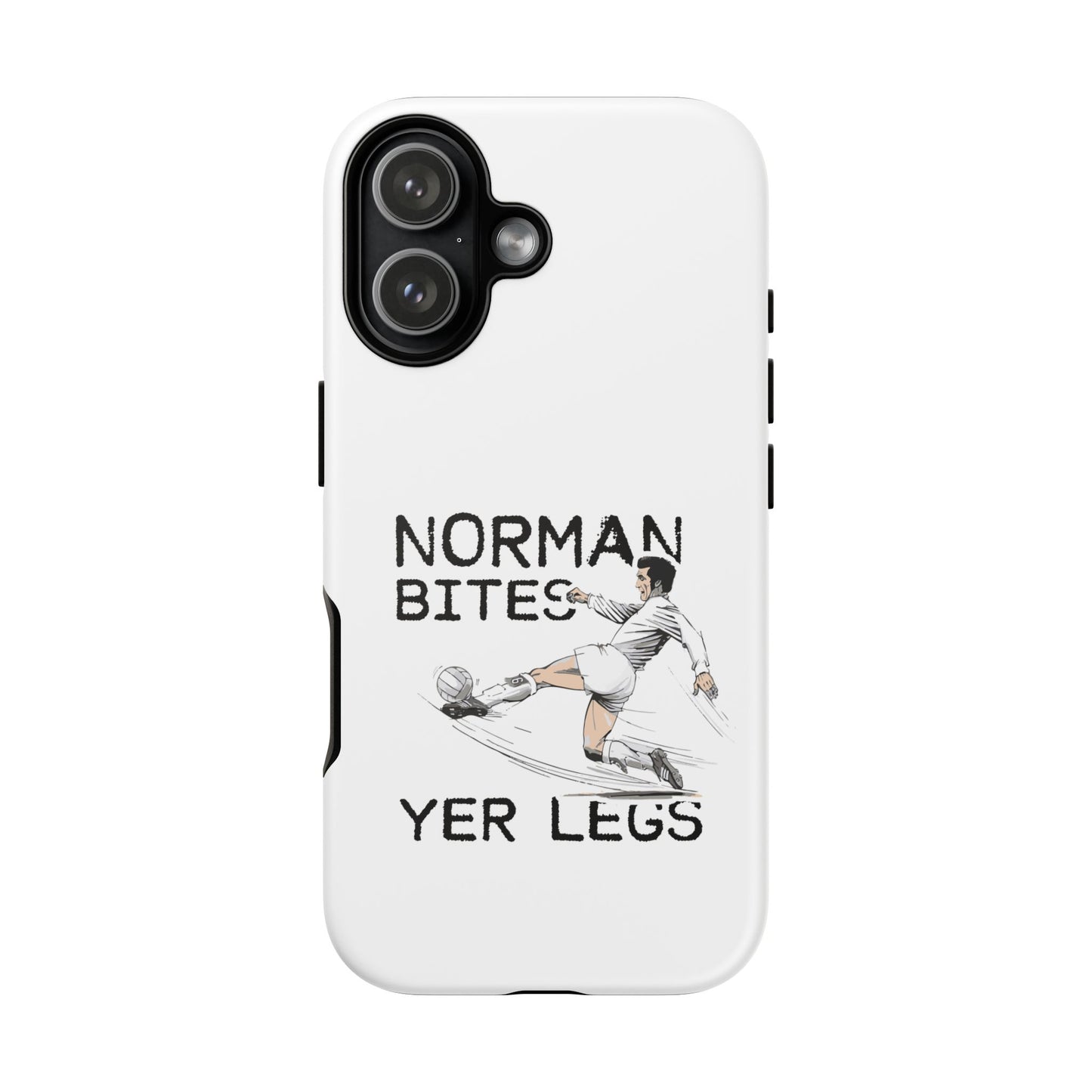 Leeds United NORMAN BITES 'YER  LEGS' Phone Case
