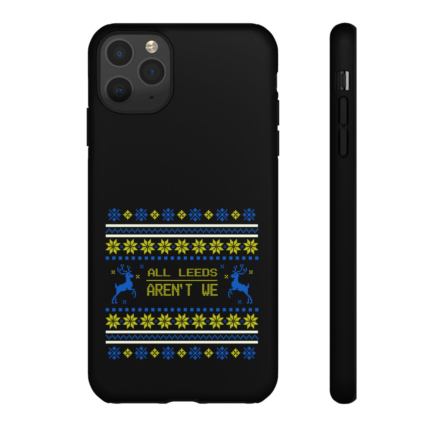 LUFC 'All Leeds Aren't We' Phone  Case: Christmas Edition