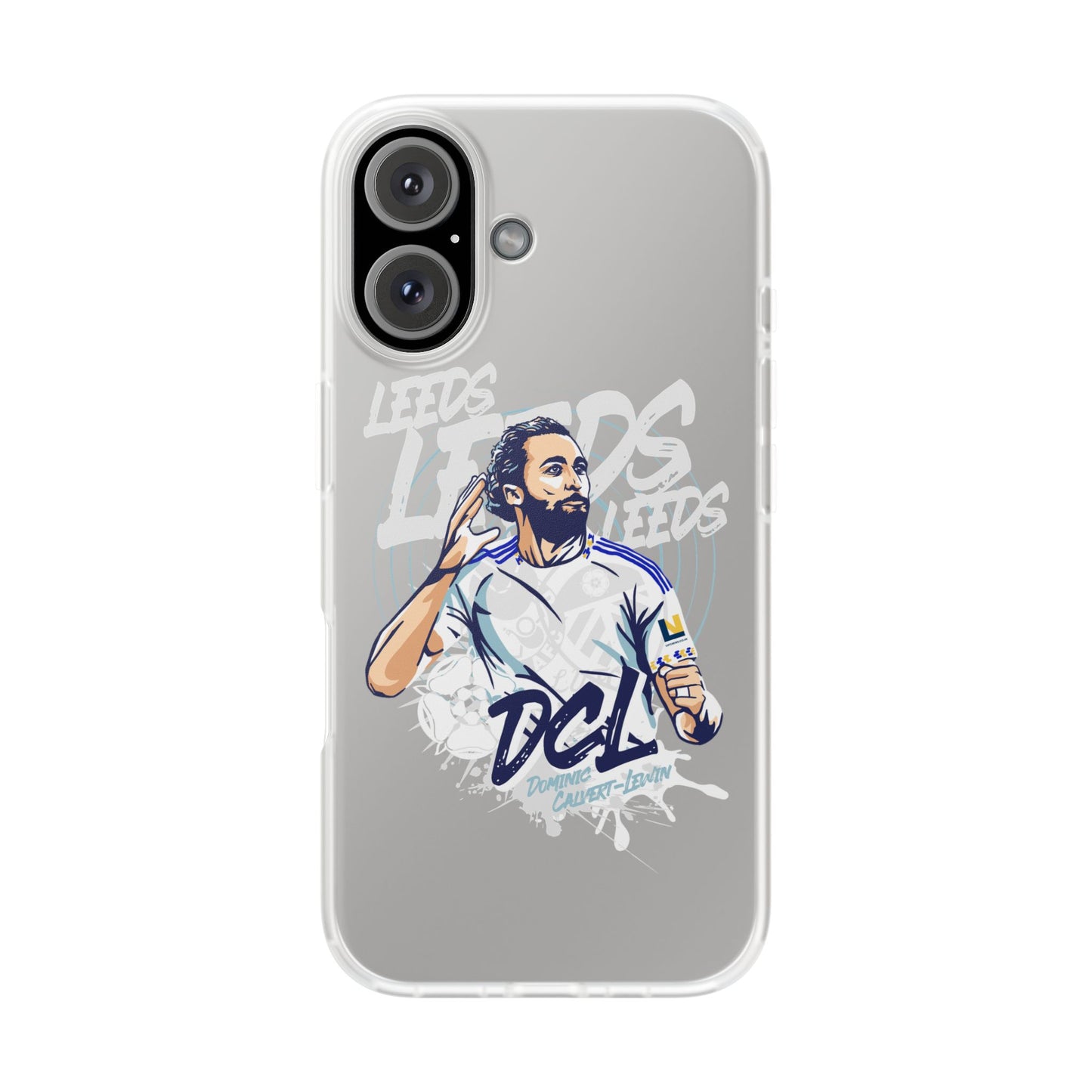 LUFC News “LEEDS: Dominic  Calvert-Lewin” Flexi Case - Lufcnews.co.uk