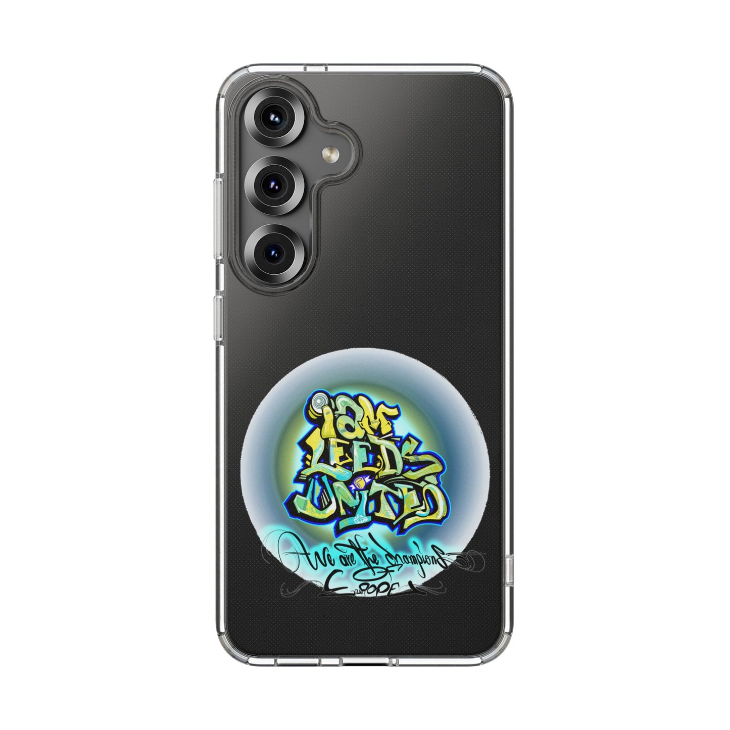 LUFC “I AM LEEDS UNITED” Clear  Impact-Resistant Case