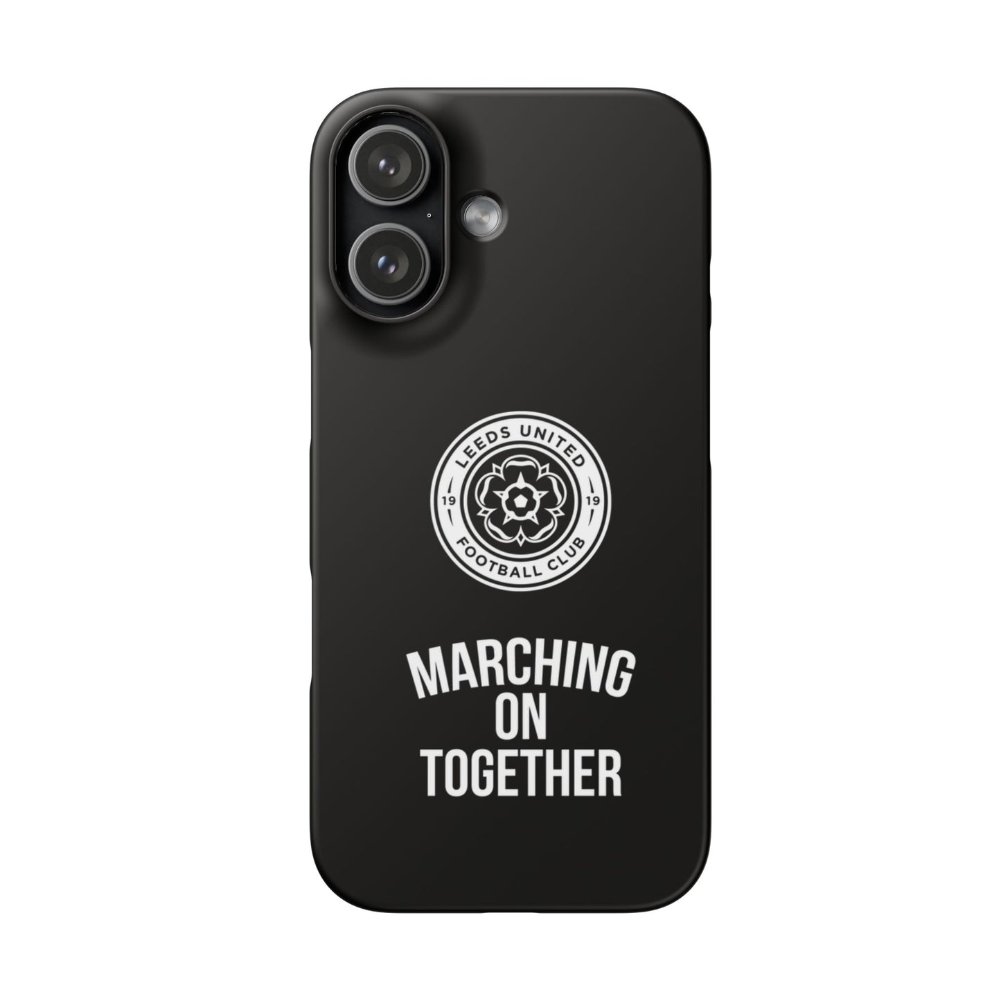 05 Snap Phone Case — "All Leeds Aren't We" Blue & Yellow Emblem