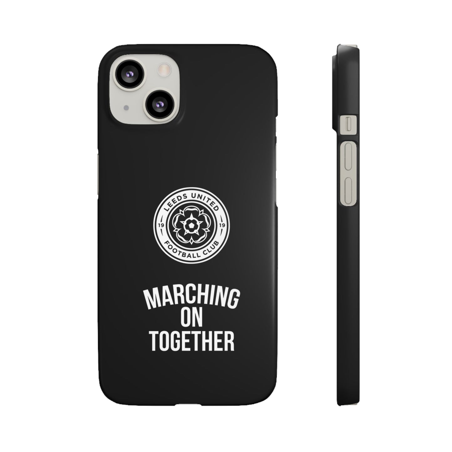 05 Snap Phone Case — "All Leeds Aren't We" Blue & Yellow Emblem