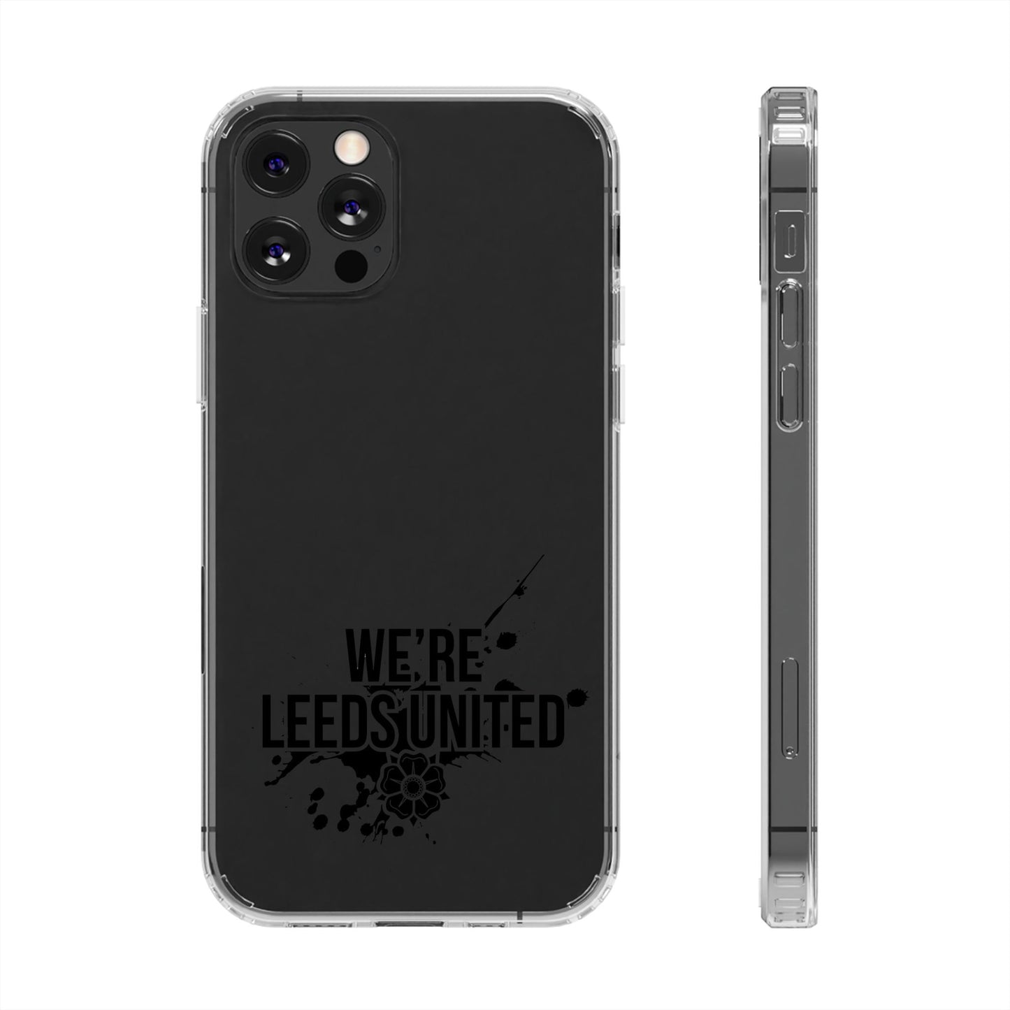 LUFC “We’re Leeds United” Clear  Impact-Resistant Case