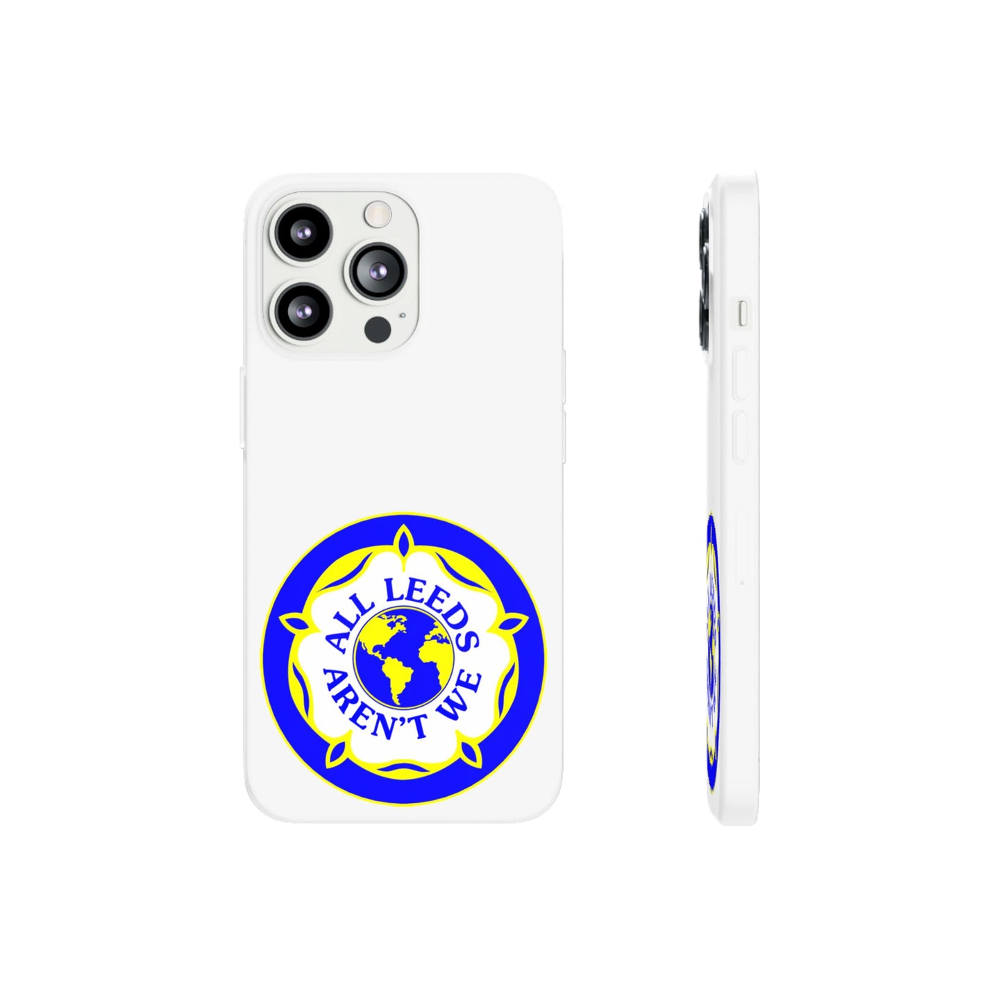 LUFC 'All Leeds Aren't We' Retro  Football: Flexi Case