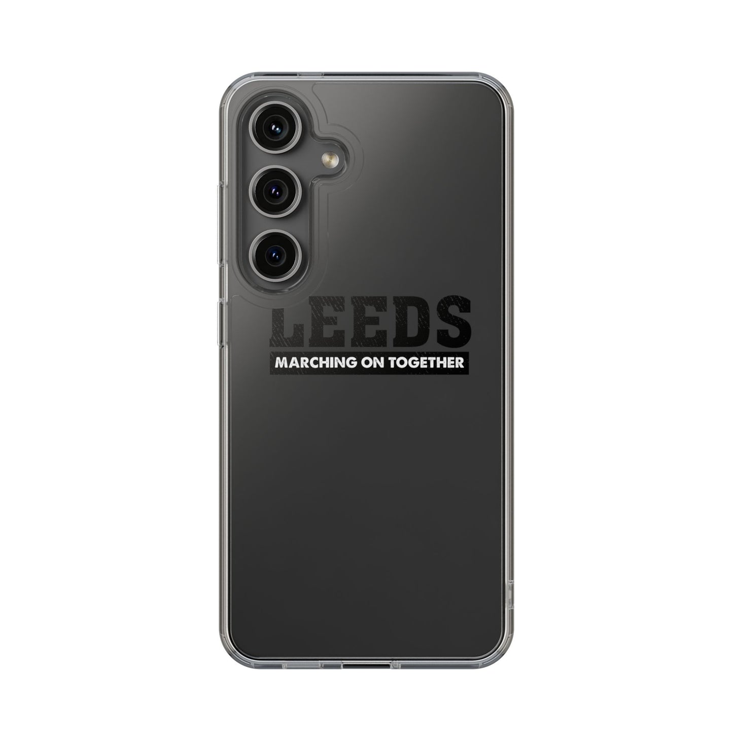 Clear Impact-Resistant Phone Case  “LEEDS: Marching On Together”  Edition