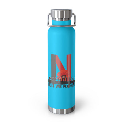 LUFC “Lest We Forget” Insulated  Water Bottle: Leeds United  Remembrance Design